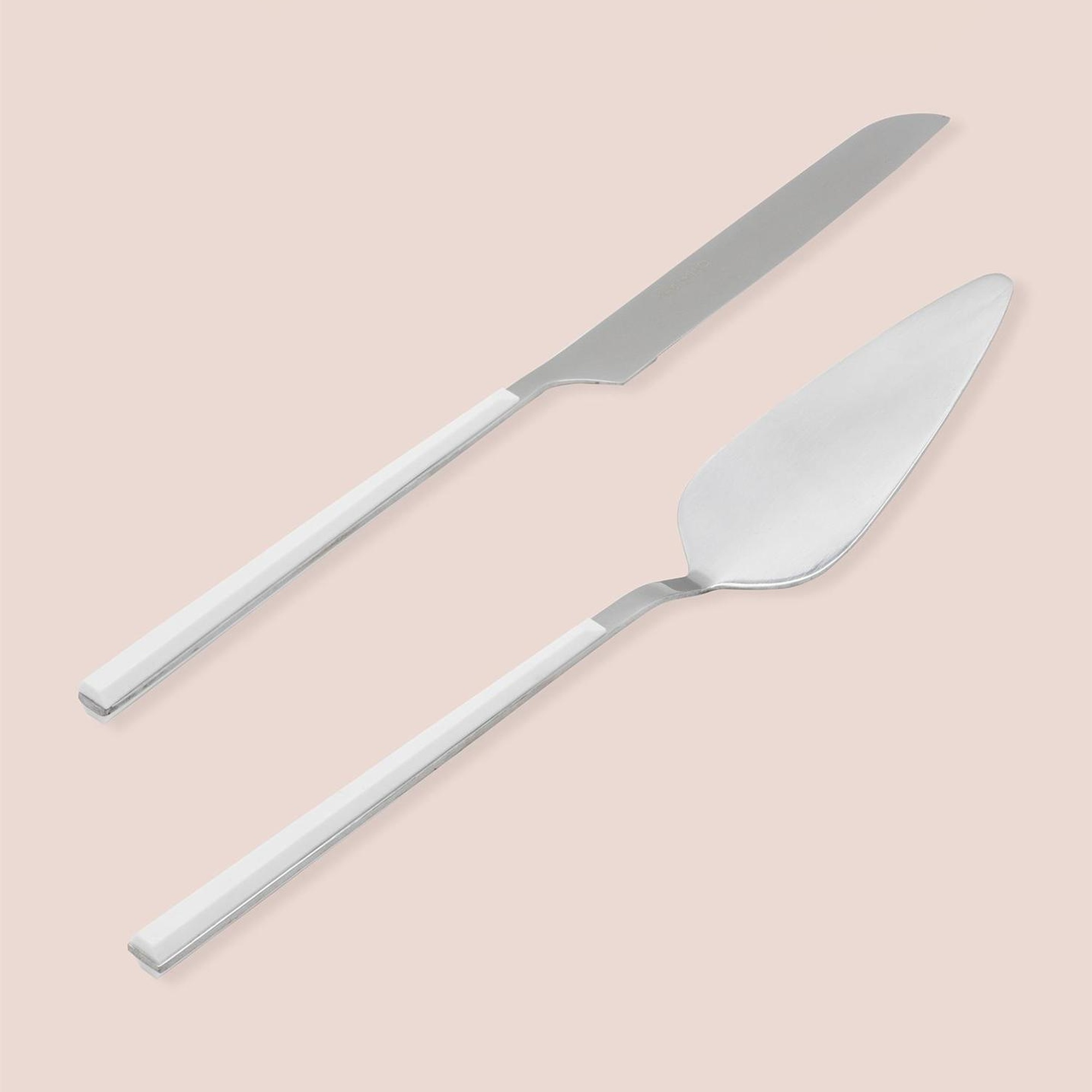 Bianco Pasta Servis Takımı Gümüş 2 Parça CKB0249