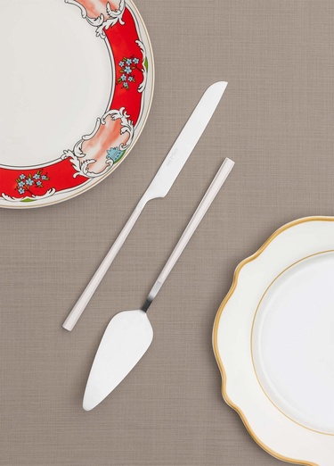  Bianco Pasta Servis Takımı Gümüş 2 Parça CKB0249
