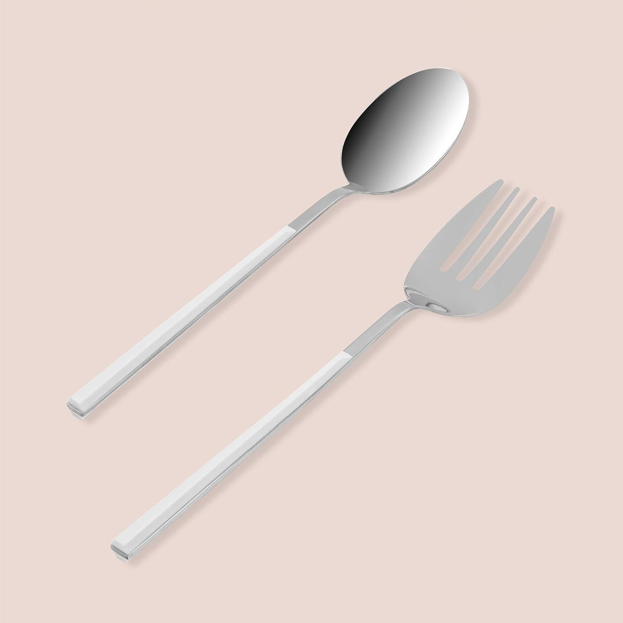 Bianco Salata Servis Takımı Gümüş 2 Parça CKB0246