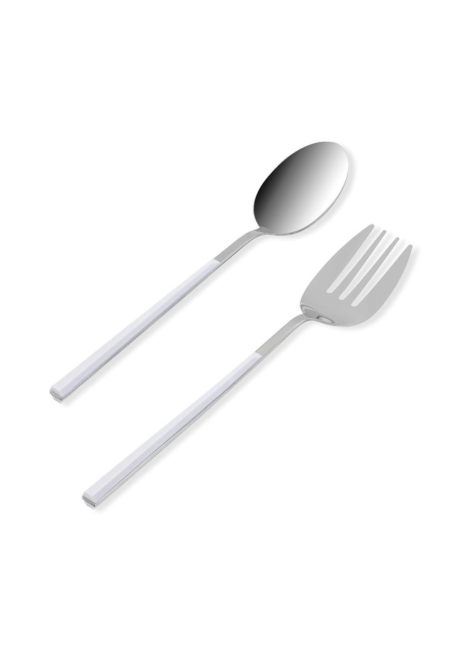  Bianco Salata Servis Takımı Gümüş 2 Parça CKB0246