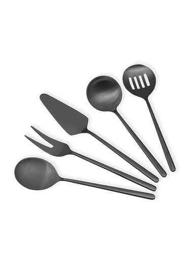  Giallo Servis Seti Siyah 5 Parça