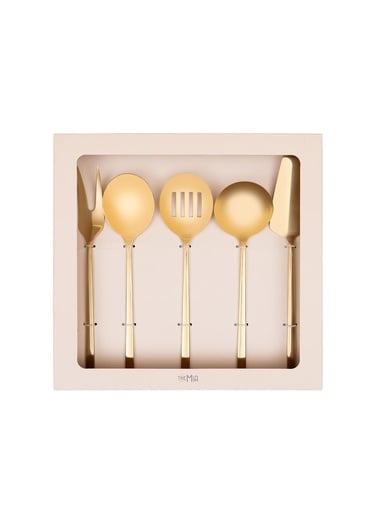  Giallo Servis Seti Gold 5 Parça