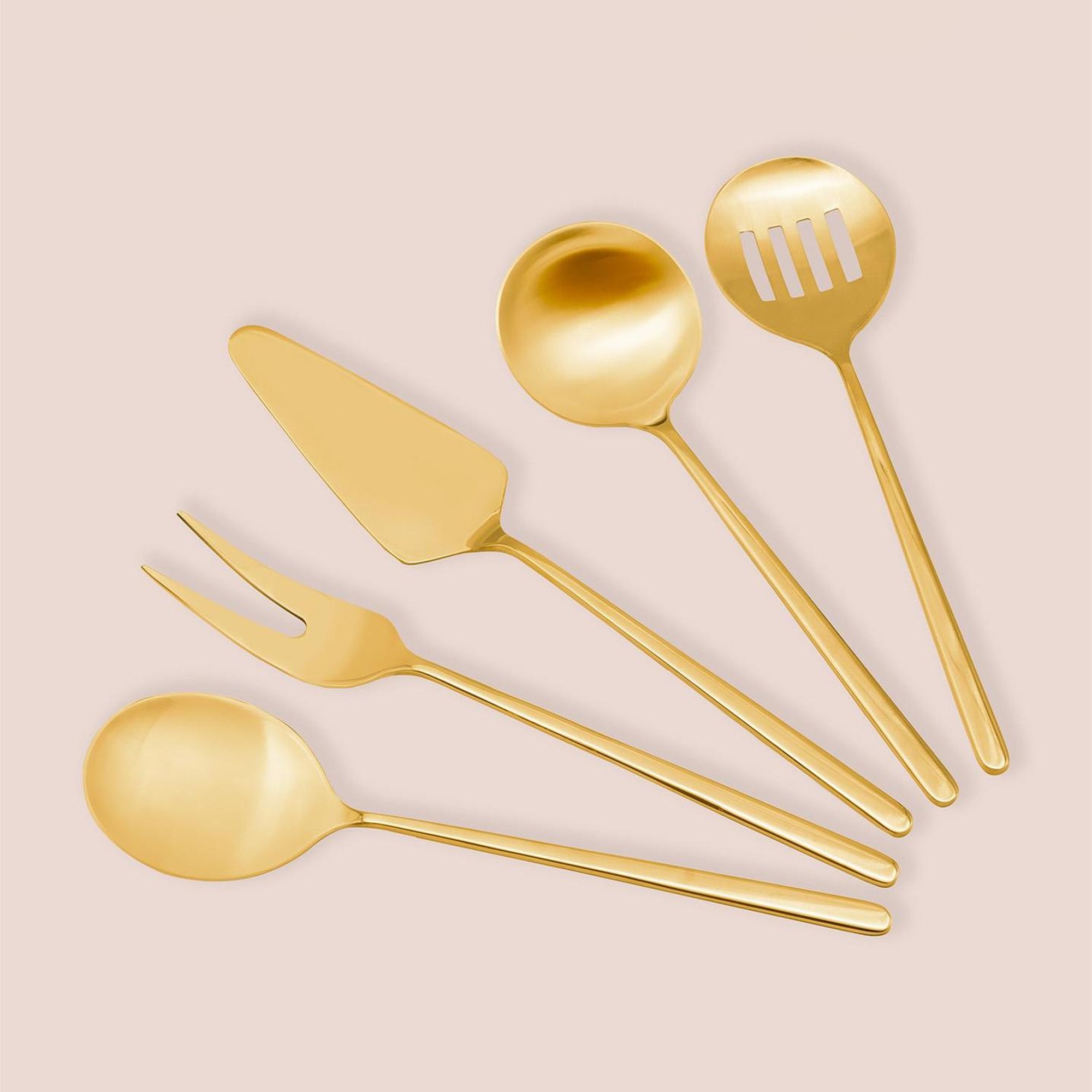 Giallo Servis Seti Gold 5 Parça