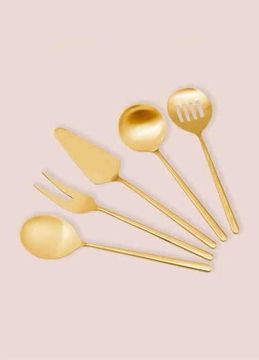  Giallo Servis Seti Gold 5 Parça