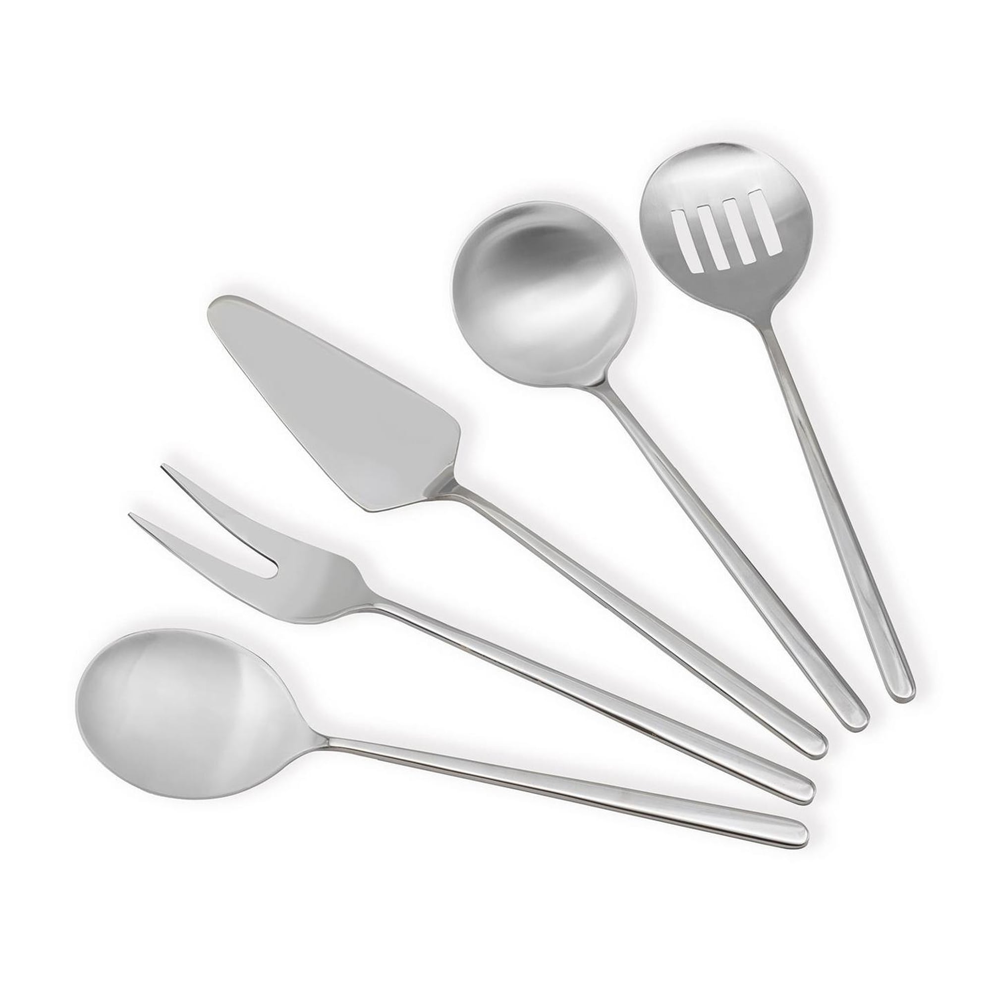 Giallo Servis Seti Gümüş 5 Parça