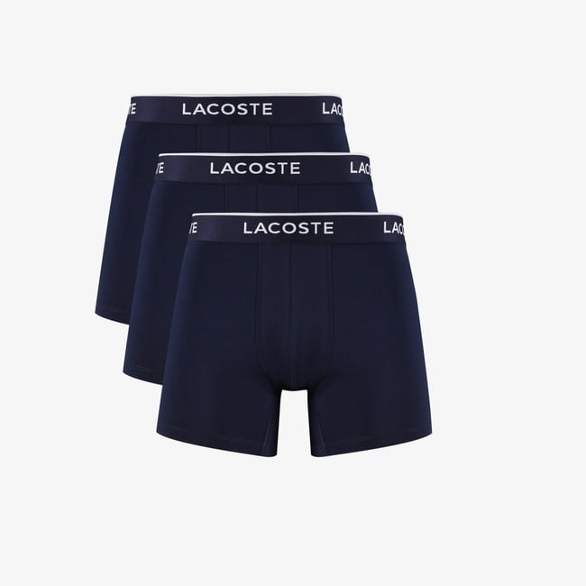  Lacoste Erkek 3'lü Lacivert Boxer
