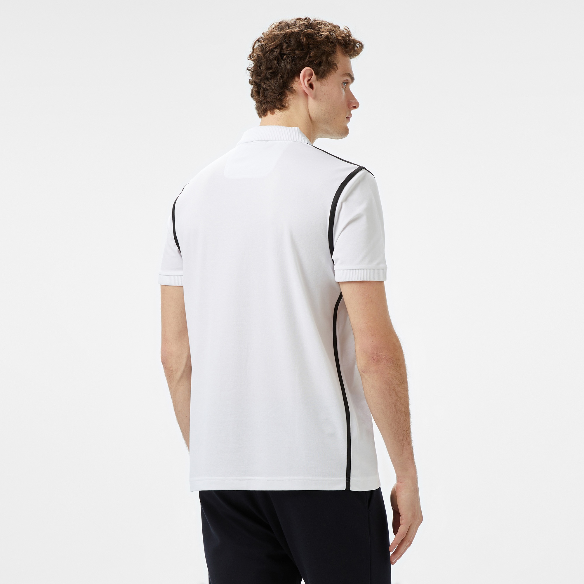 Boss Paddy Tape Erkek Beyaz Polo