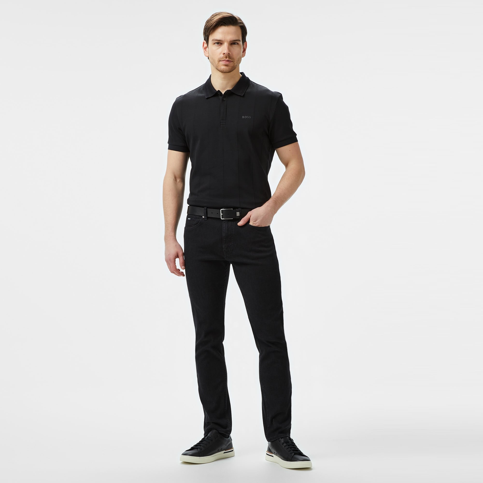 Boss Paddy Erkek Siyah Polo