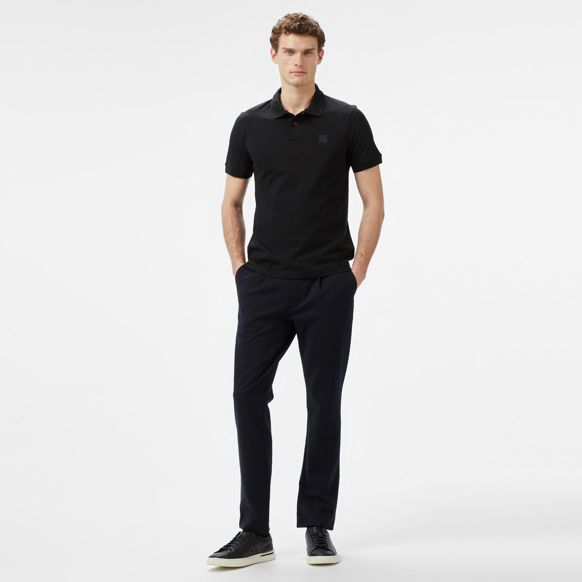 Boss Passenger Erkek Siyah Polo