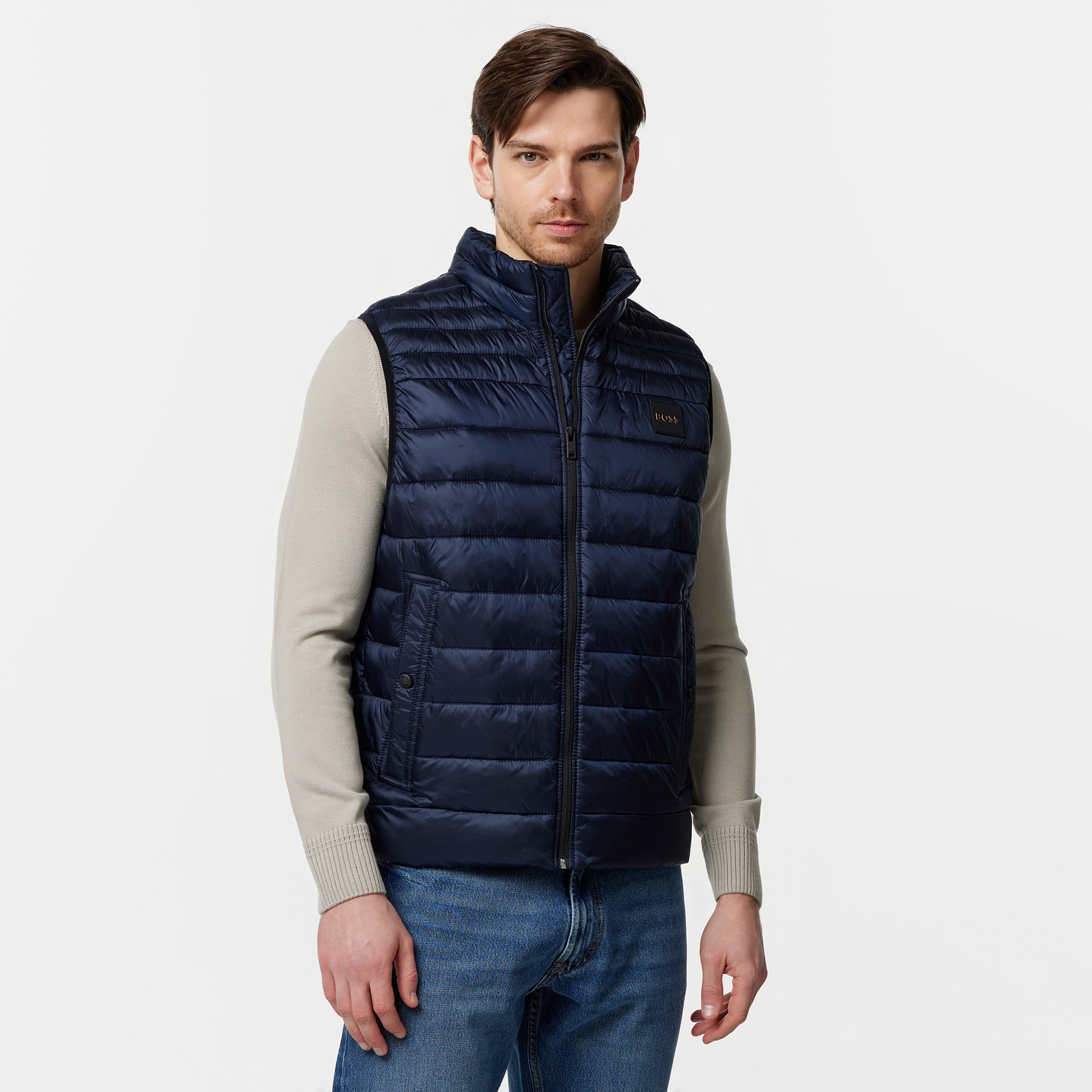 Boss Erkek Mavi Yelek