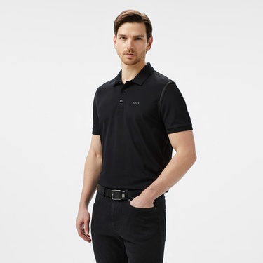 Boss Paddy Tape Erkek Siyah Polo