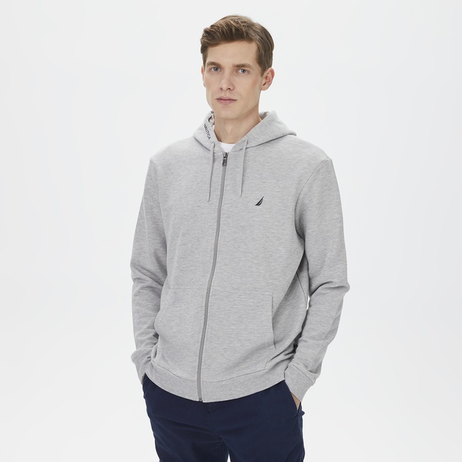  Nautica Erkek Gri Standart Fit Sweatshirt