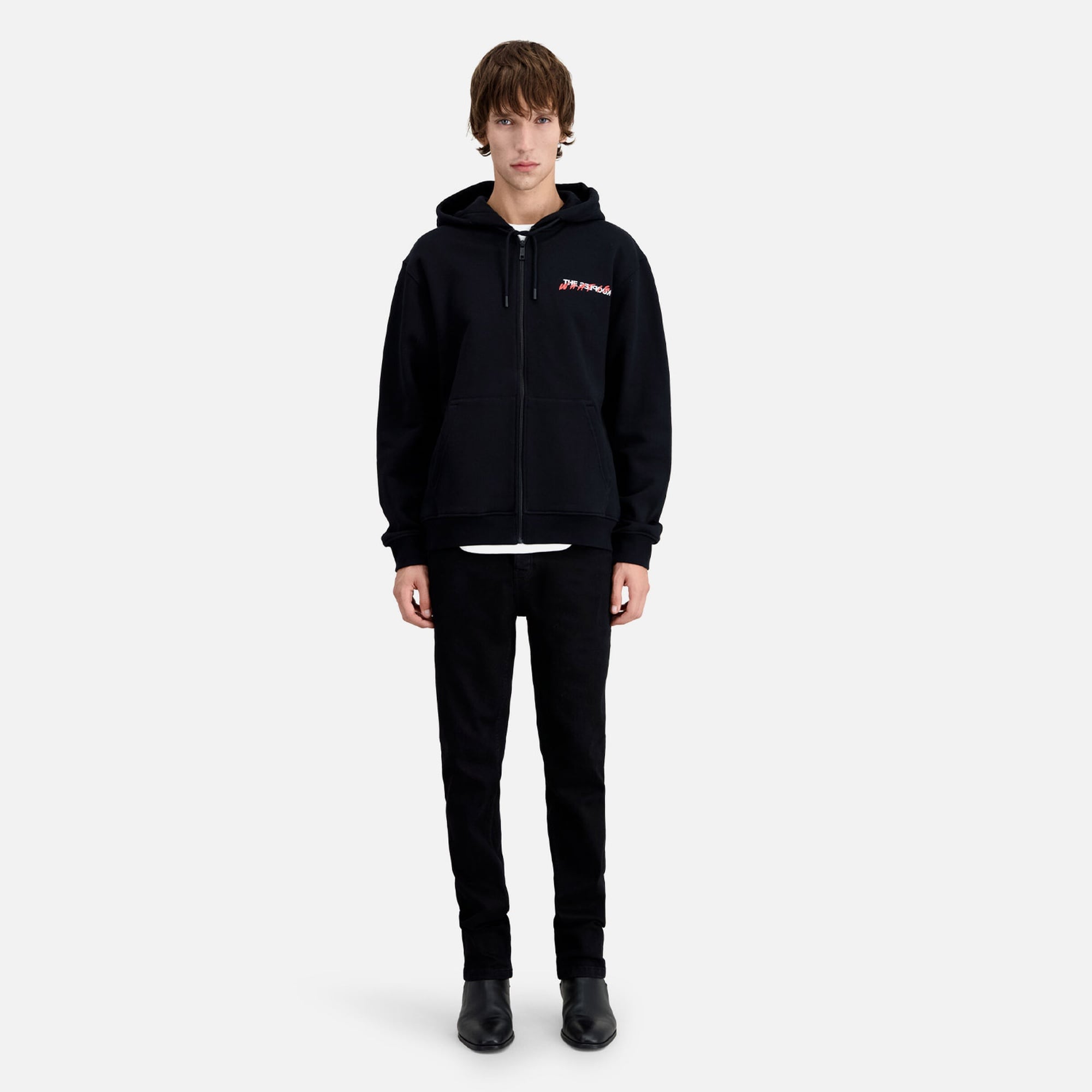 The Kooples Erkek Siyah Sweatshirt