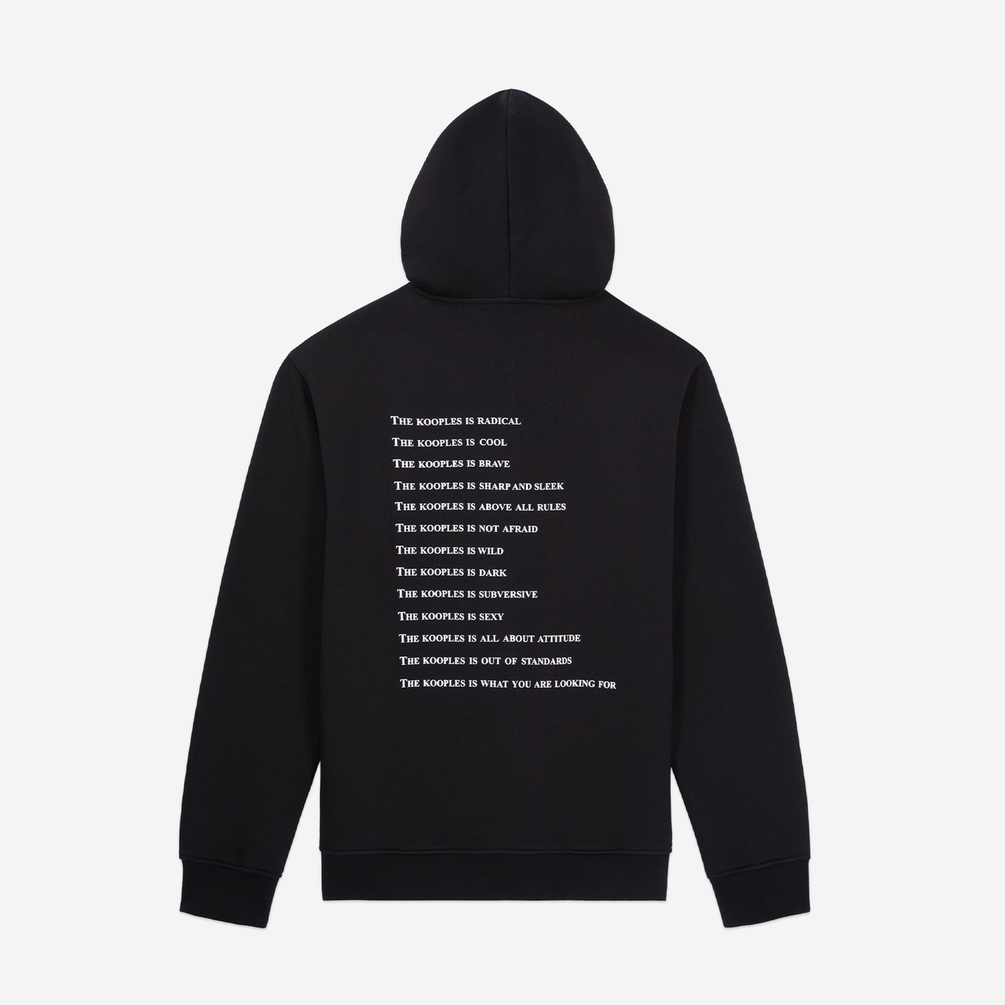 The Kooples Erkek Siyah Sweatshirt