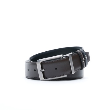  Nautica Erkek Siyah Çift Taraflı Kemer