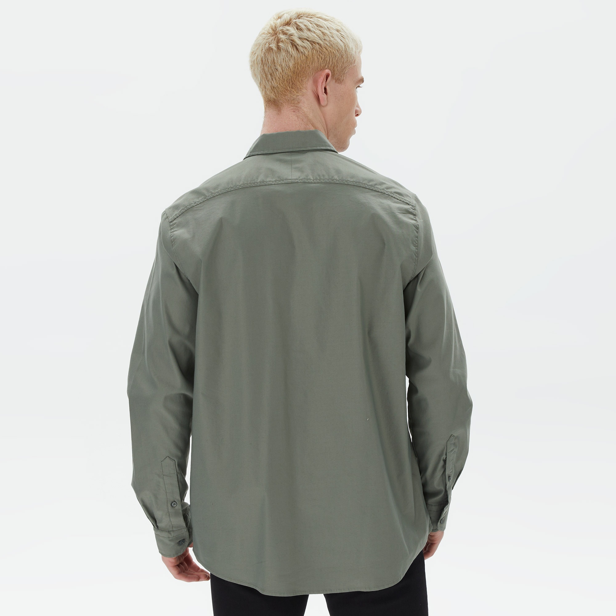 Nautica Erkek Yeşil Classic Fit Gömlek