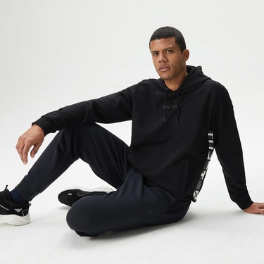  Nautica Erkek Siyah Standart Fit Sweatshirt