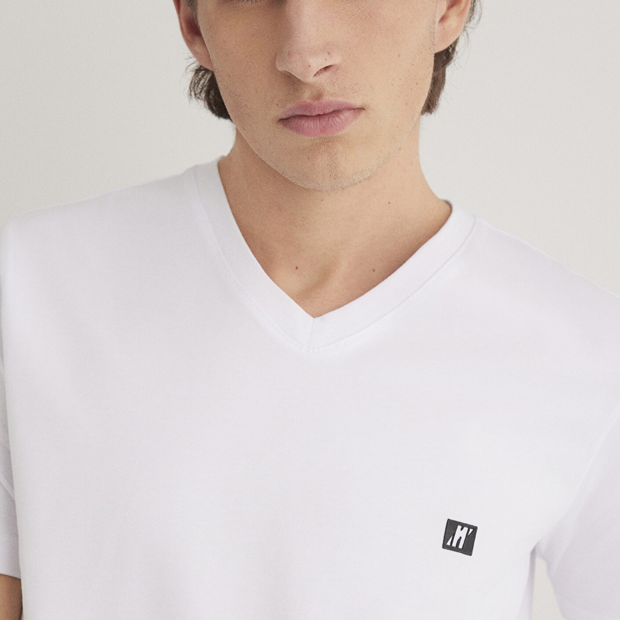 Mavi Mavi Pro Beyaz Basic Tişört Muscle Fit 0612756-620