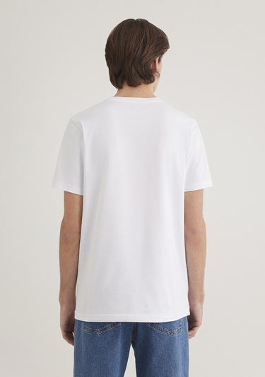  Mavi Mavi Pro Beyaz Basic Tişört Muscle Fit 0612756-620