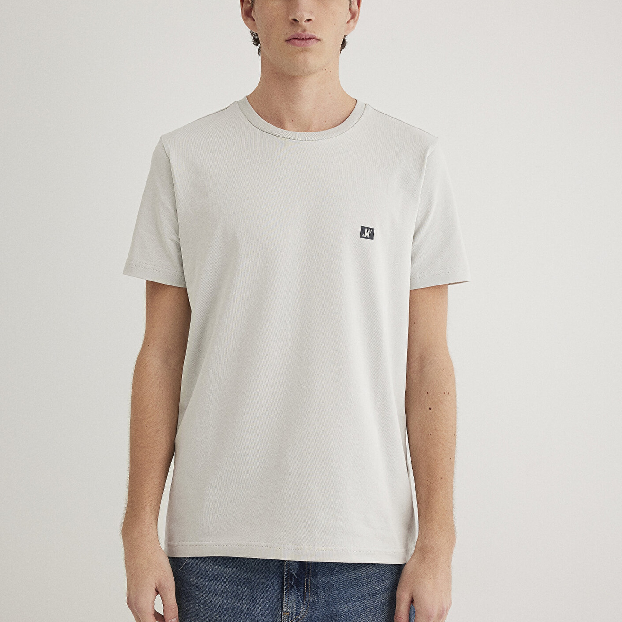 Mavi Mavi Pro Gri Basic Tişört Muscle Fit 0612755-70080