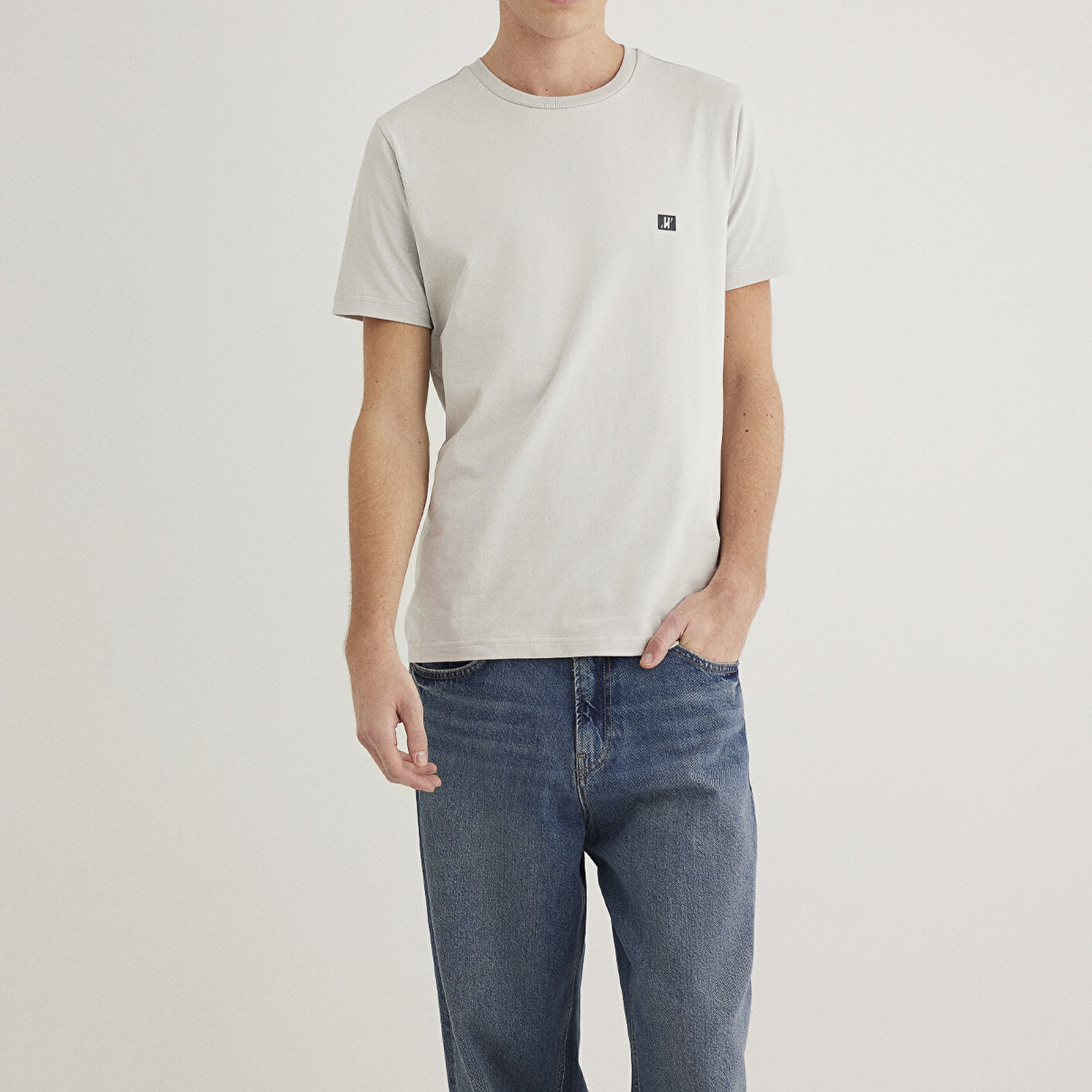 Mavi Mavi Pro Gri Basic Tişört Muscle Fit 0612755-70080