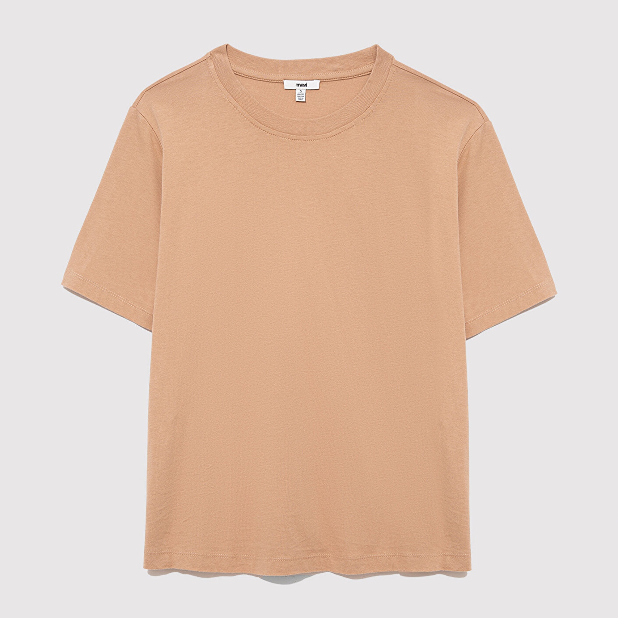 Mavi 2li Kadın Basic Tişört Regular Fit / Normal Kesim 1611366-70072