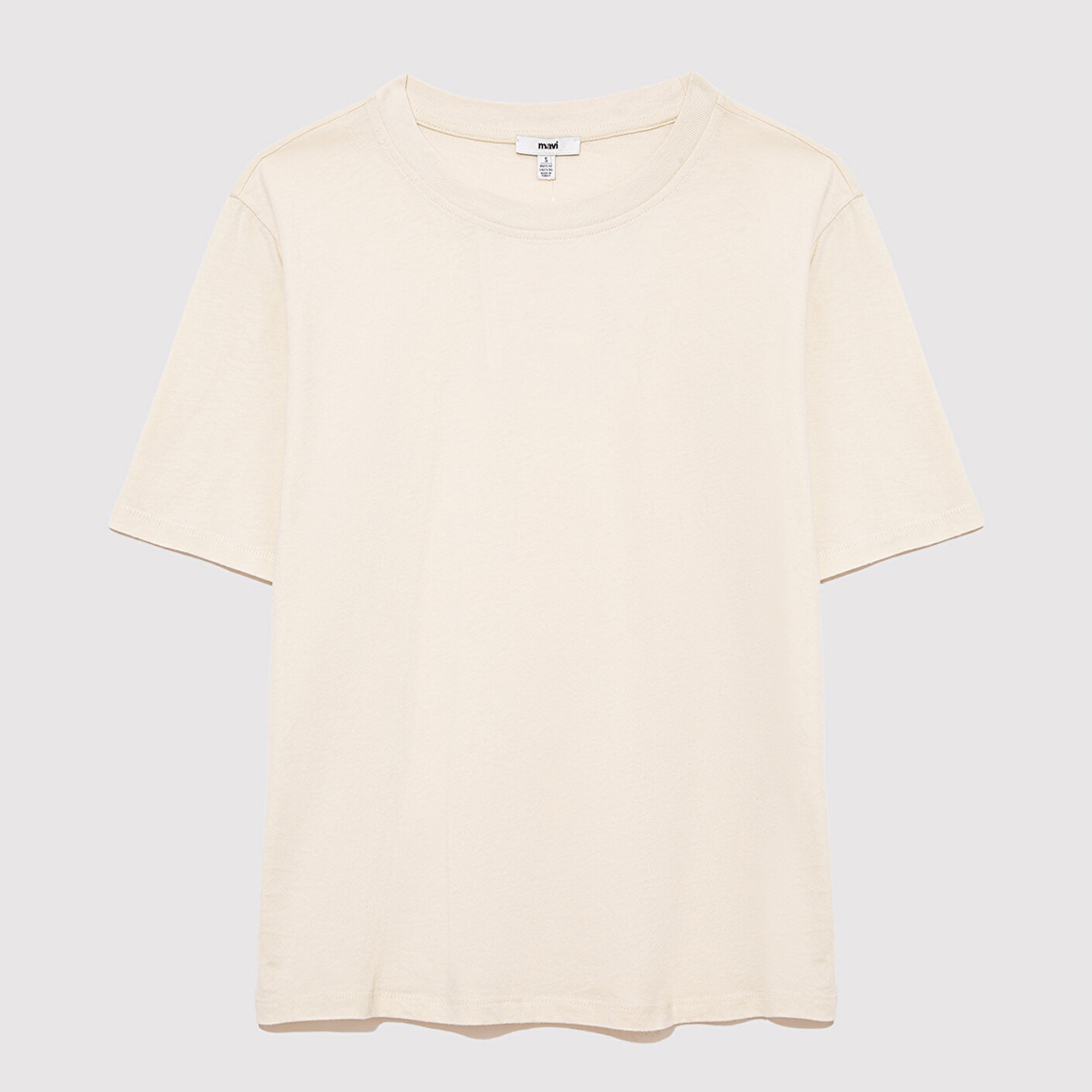 Mavi 2li Kadın Basic Tişört Regular Fit / Normal Kesim 1611366-70072