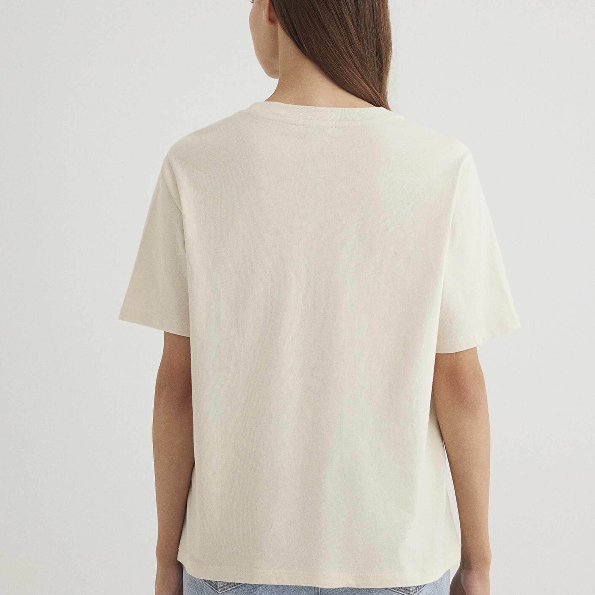 Mavi 2li Kadın Basic Tişört Regular Fit / Normal Kesim 1611366-70072