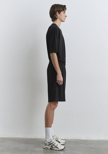  Mavi MV91 Logo Baskılı Siyah Forma Şort 0410245-900