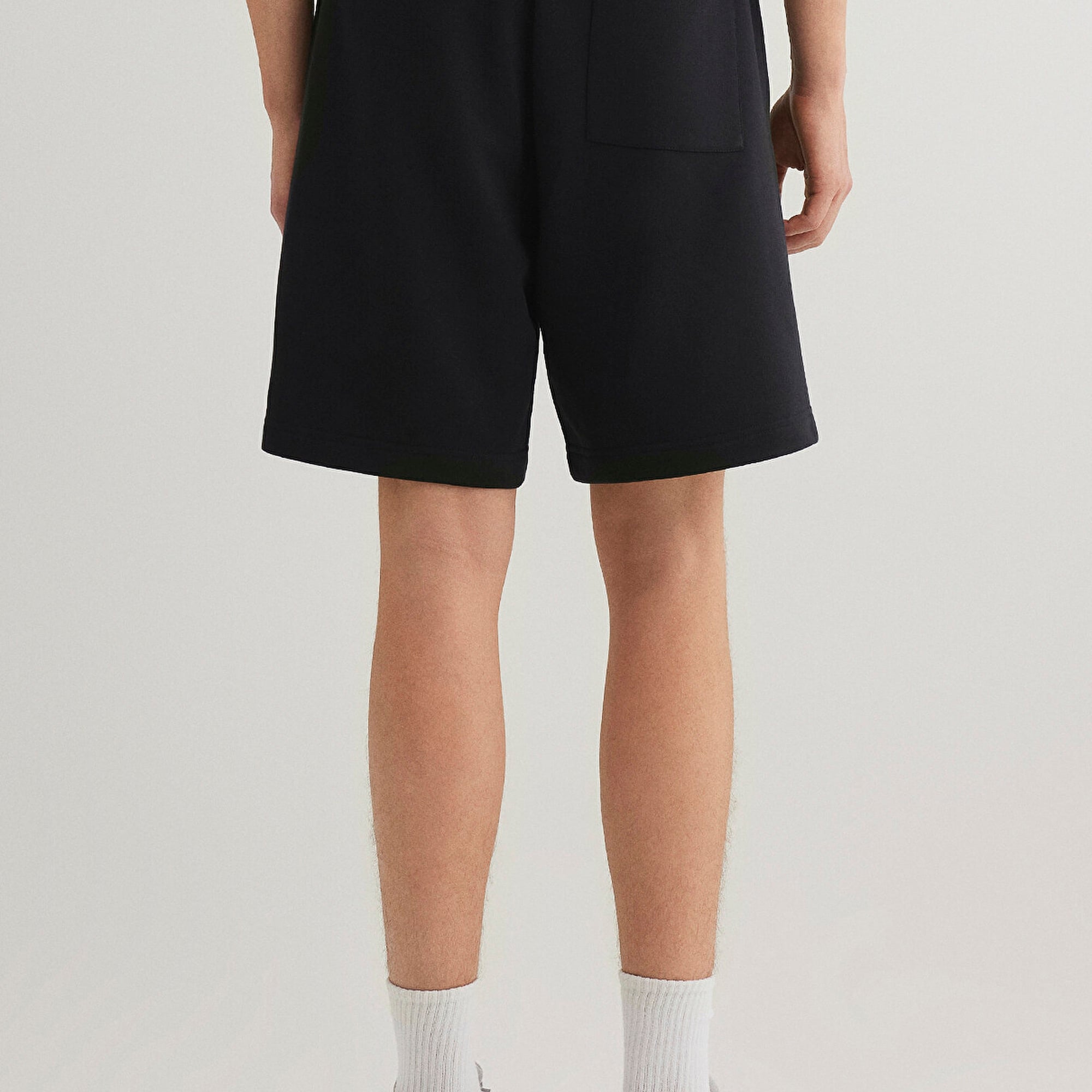 Mavi MV91 Nakış Logo Baskılı Siyah Şort 0410244-900