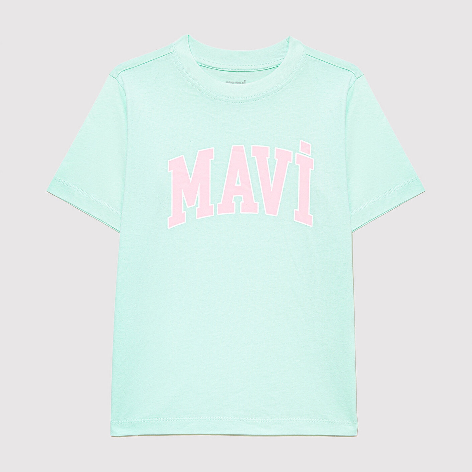 Mavi Mavi Logo Baskılı Yeşil Tişört Regular Fit / Normal Kesim 7610109-71643