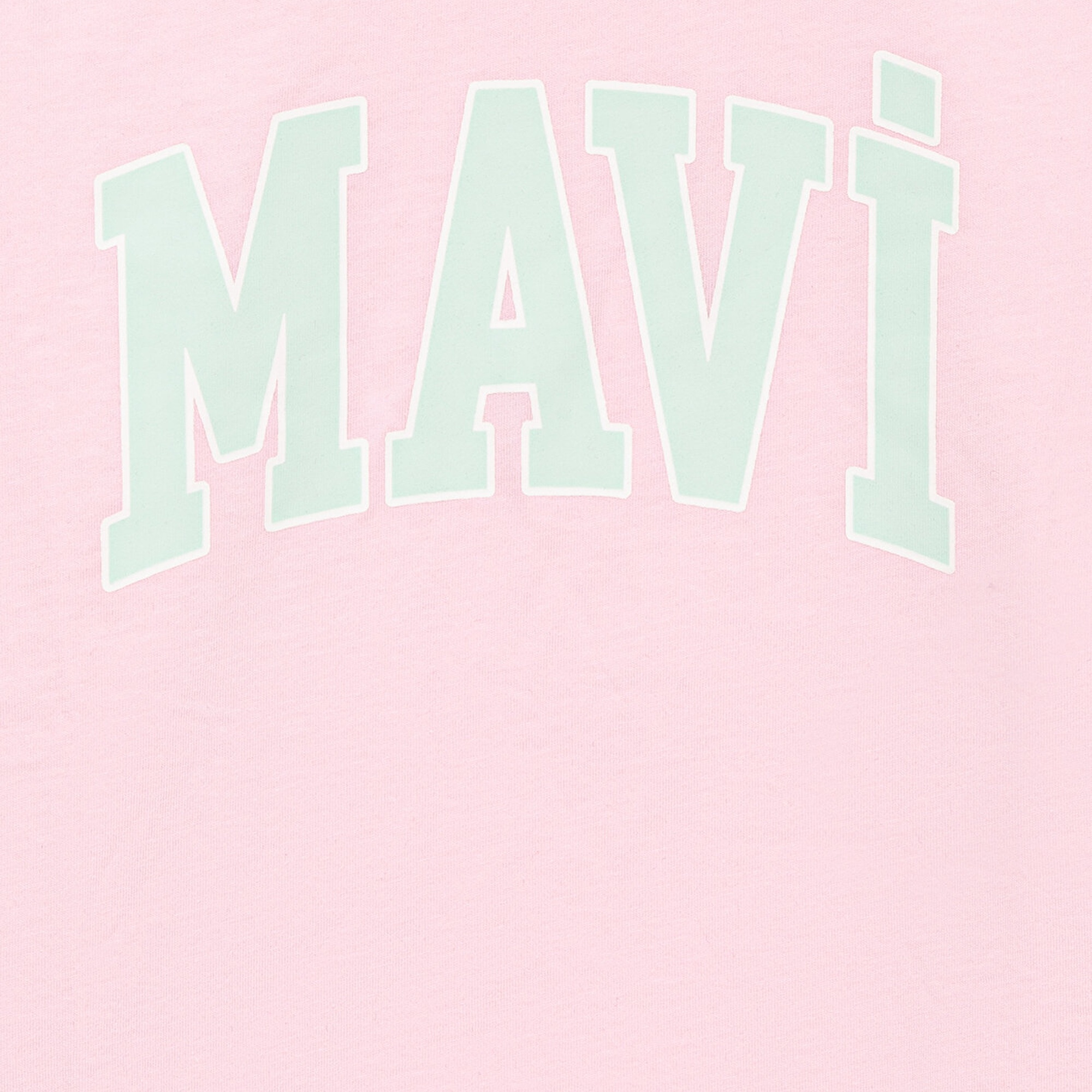 Mavi Mavi Logo Baskılı Pembe Tişört Regular Fit / Normal Kesim 7610109-86953
