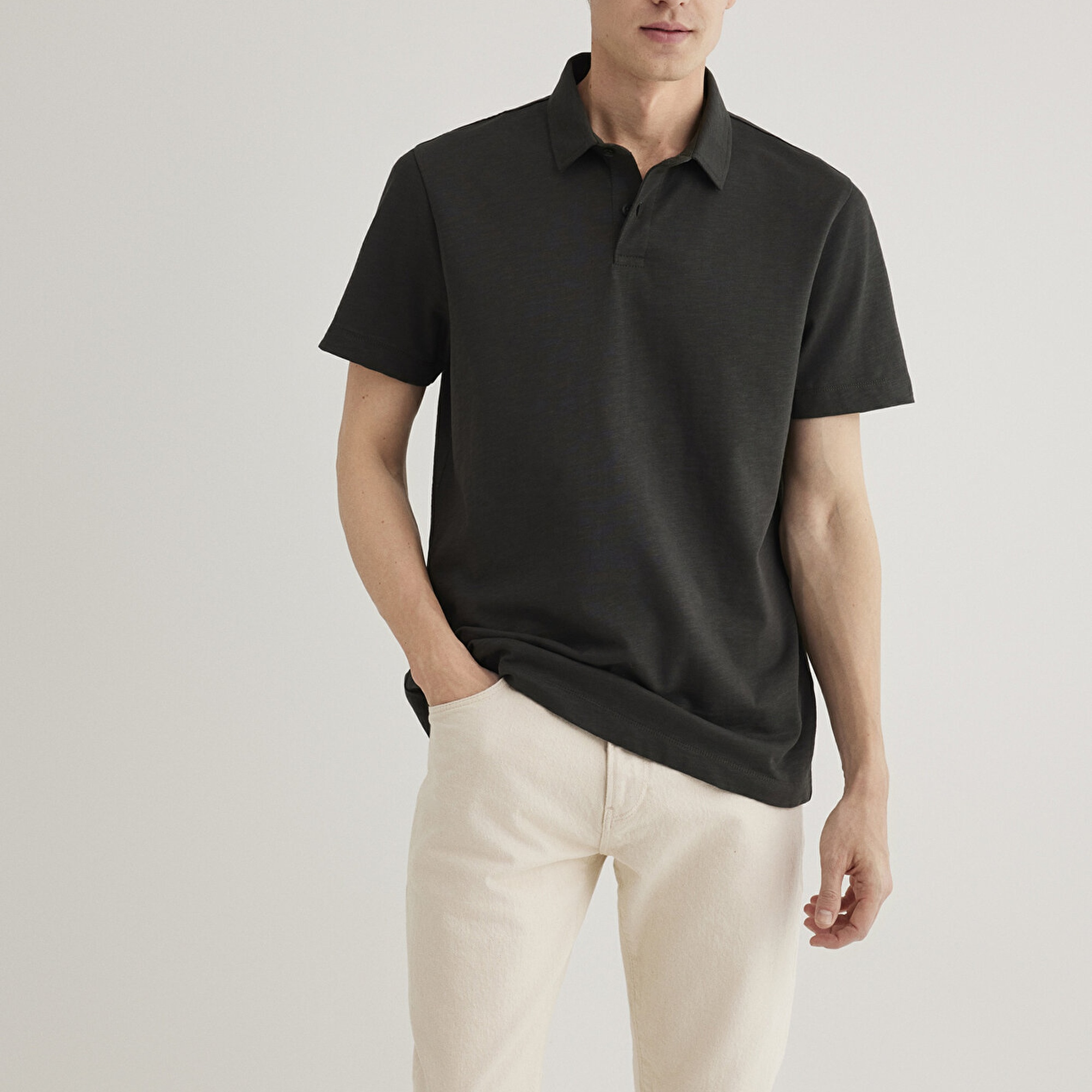 Mavi Siyah Polo Tişört Regular Fit / Normal Kesim 0612556-70092