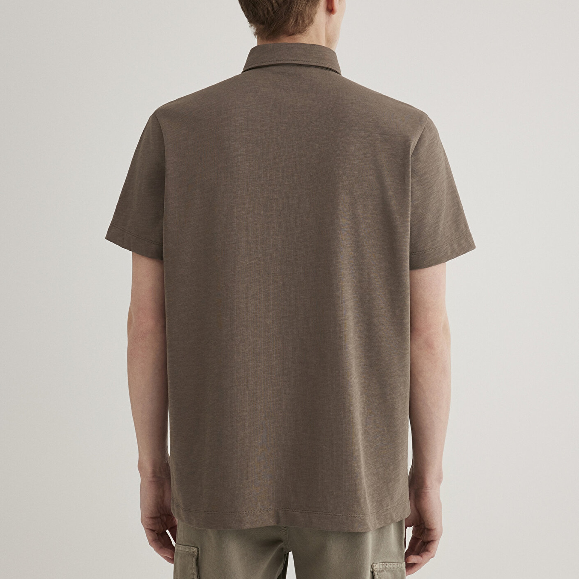 Mavi Kahverengi Polo Tişört Regular Fit / Normal Kesim 0612556-70376