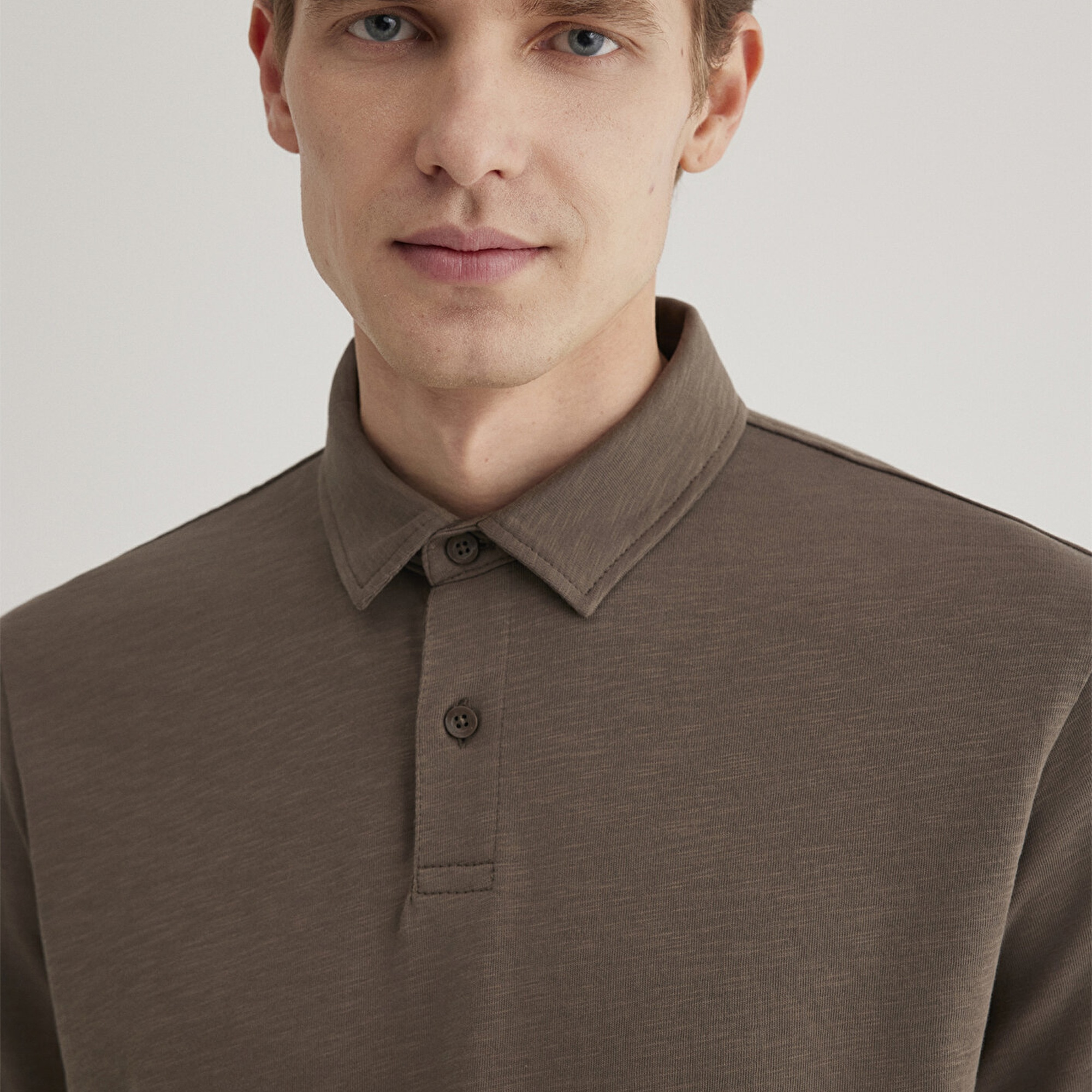 Mavi Kahverengi Polo Tişört Regular Fit / Normal Kesim 0612556-70376