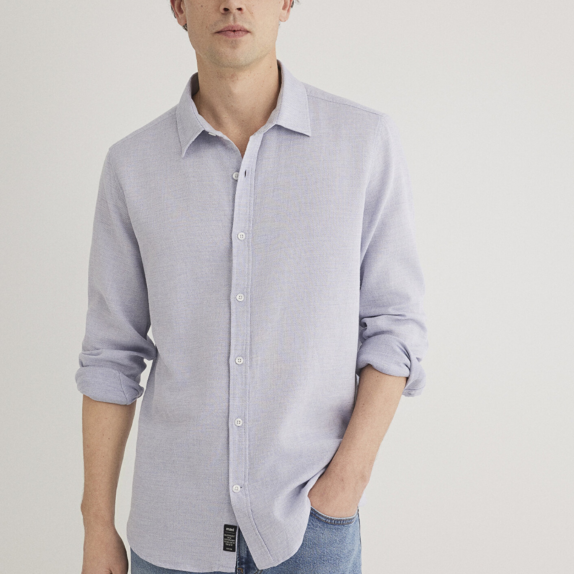 Mavi Mavi Gömlek Slim Fit / Dar Kesim 0211390-70813