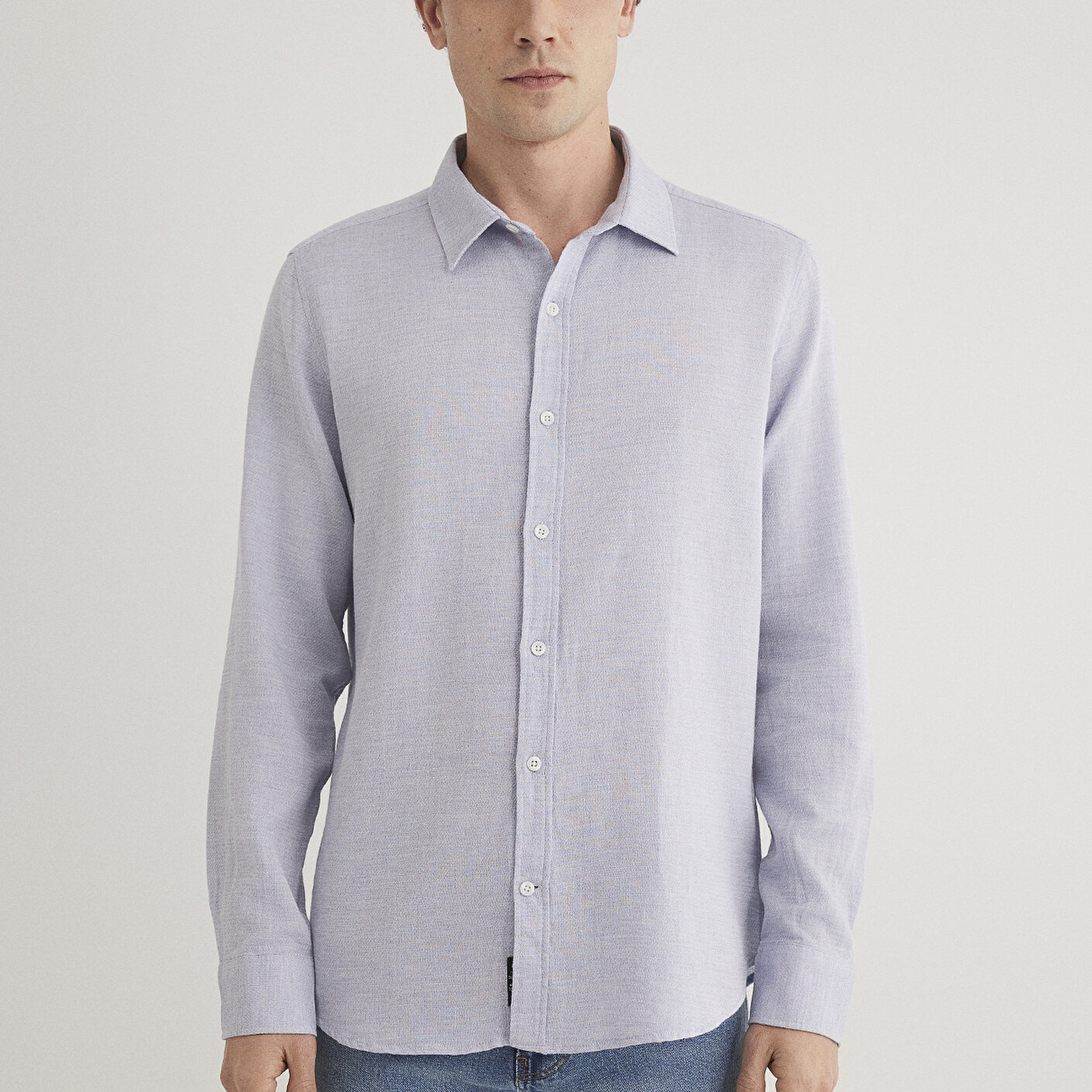 Mavi Mavi Gömlek Slim Fit / Dar Kesim 0211390-70813