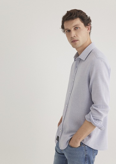  Mavi Mavi Gömlek Slim Fit / Dar Kesim 0211390-70813