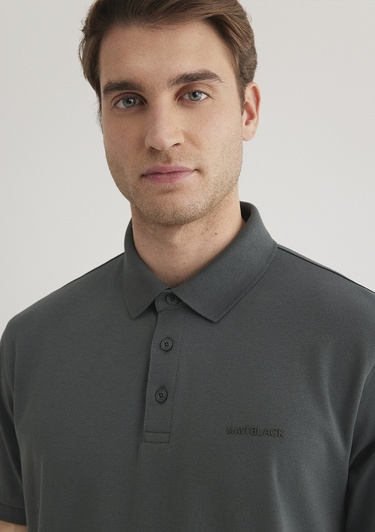  Mavi Haki Polo Tişört Regular Fit / Normal Kesim 0612520-71598