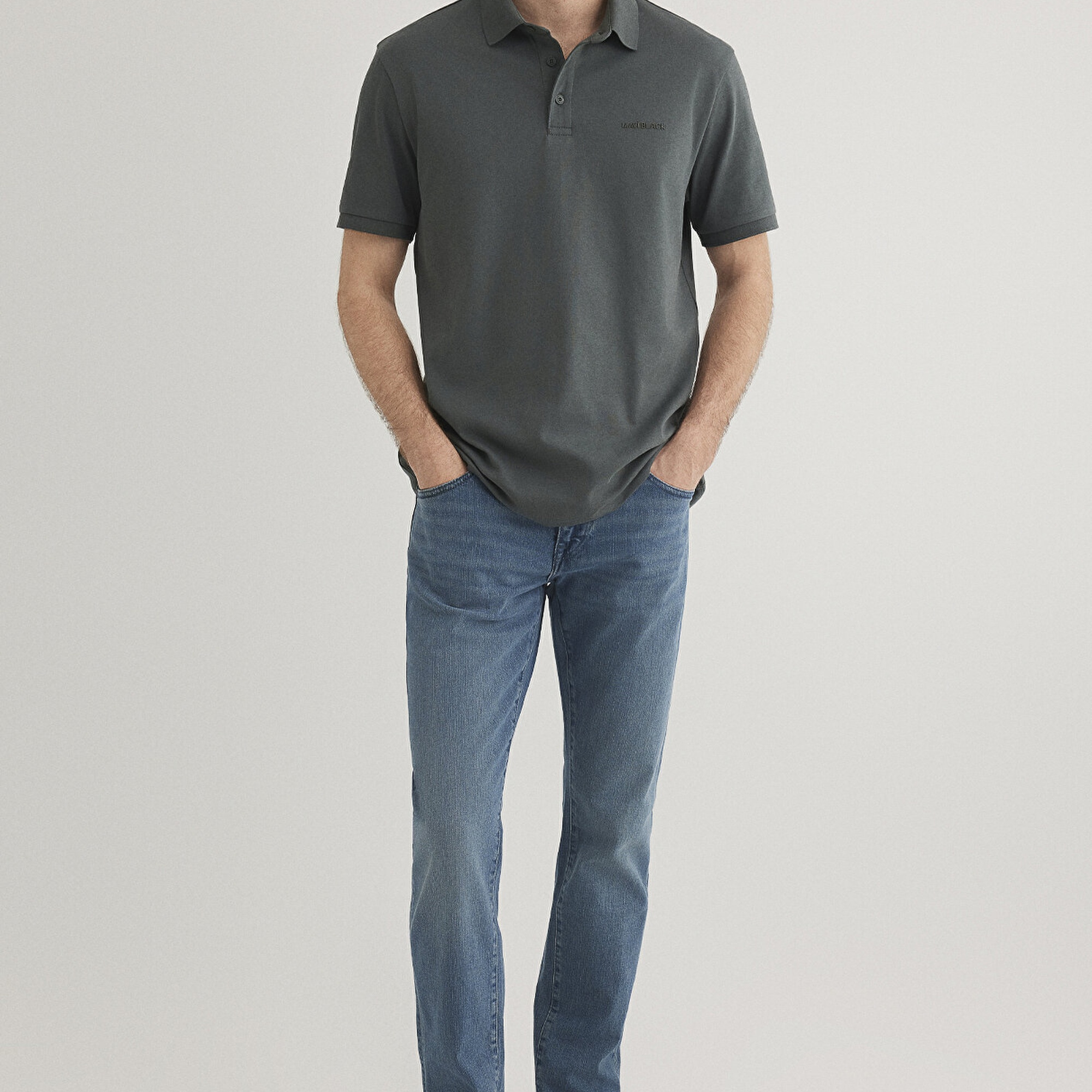 Mavi Haki Polo Tişört Regular Fit / Normal Kesim 0612520-71598