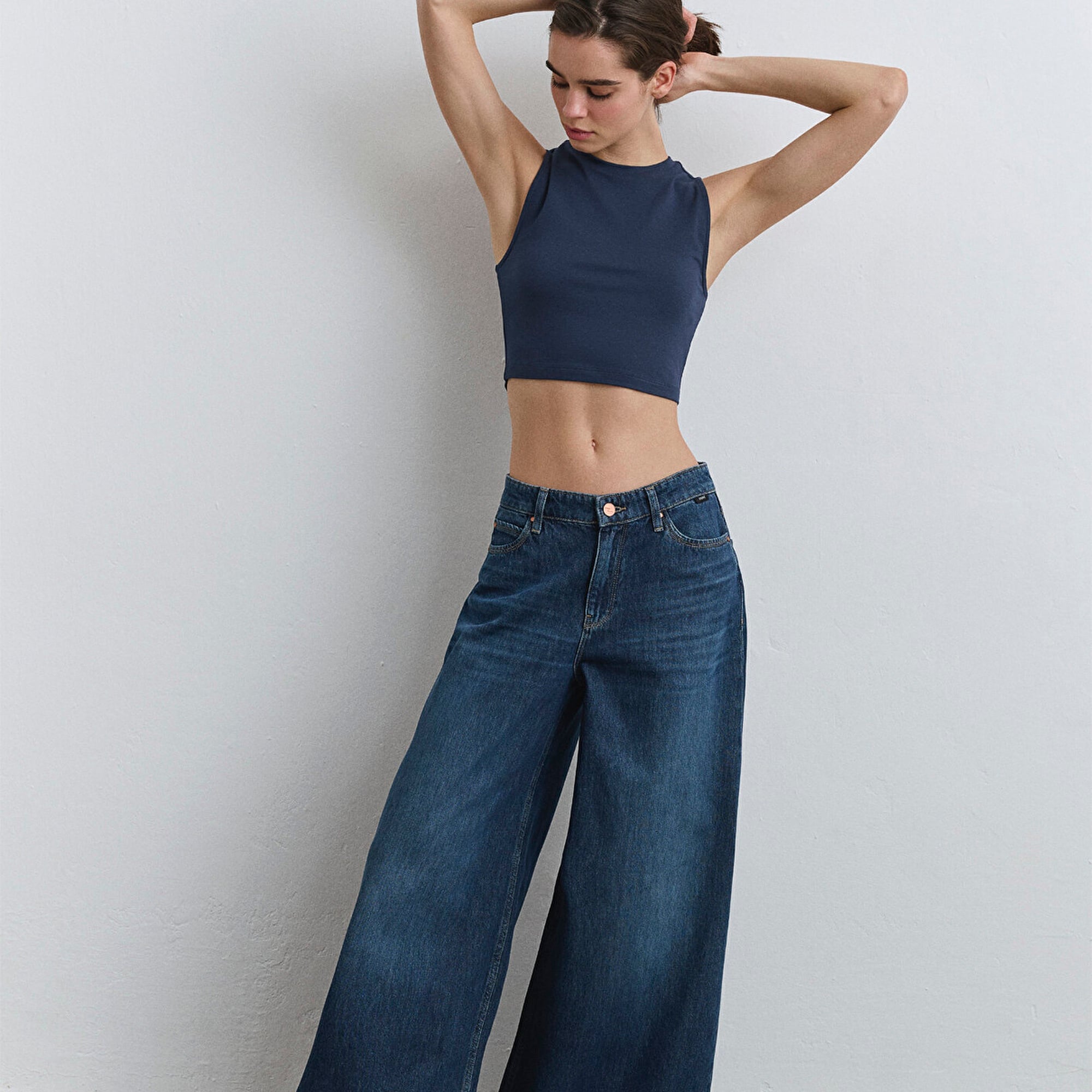 Mavi Mimi Iconic Koyu Mavi Jean Pantolon 1012615-90363