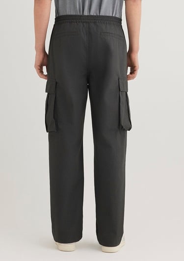  Mavi Siyah Kargo Pantolon 0010429-89939