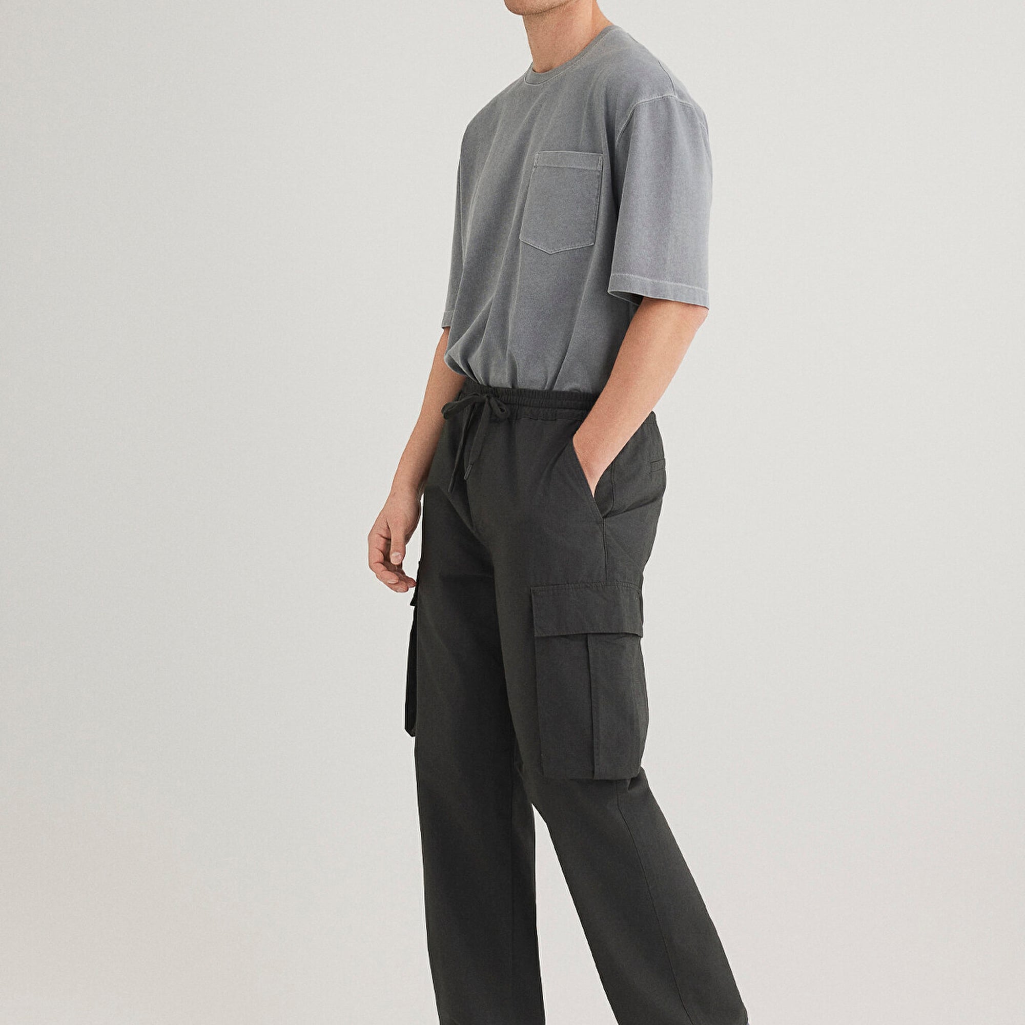 Mavi Siyah Kargo Pantolon 0010429-89939