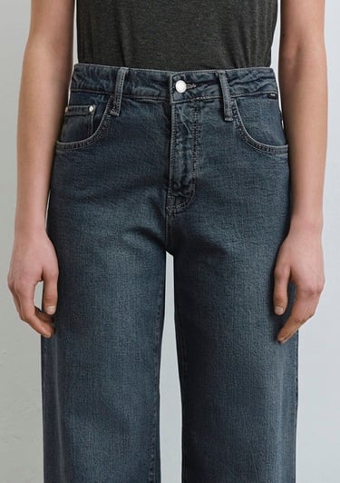  Mavi Leila Mavi Premium Gölgeli Koyu Mavi Jean Pantolon 1010600-89936