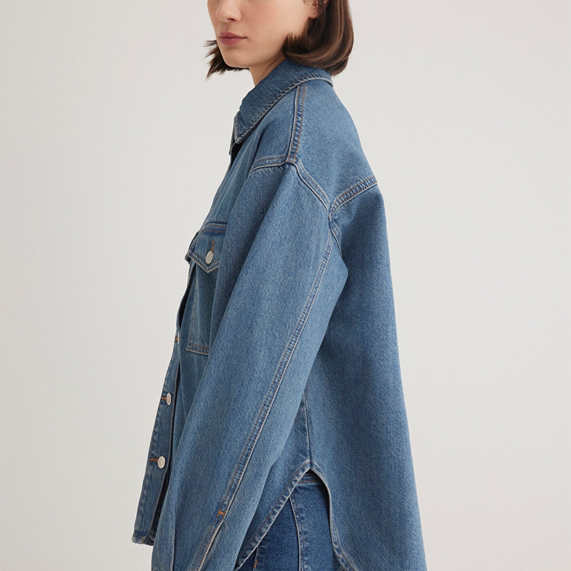 Mavi Bekka Classic Denim Indigo Mavisi Jean Gömlek Boyfriend 1211000-89250