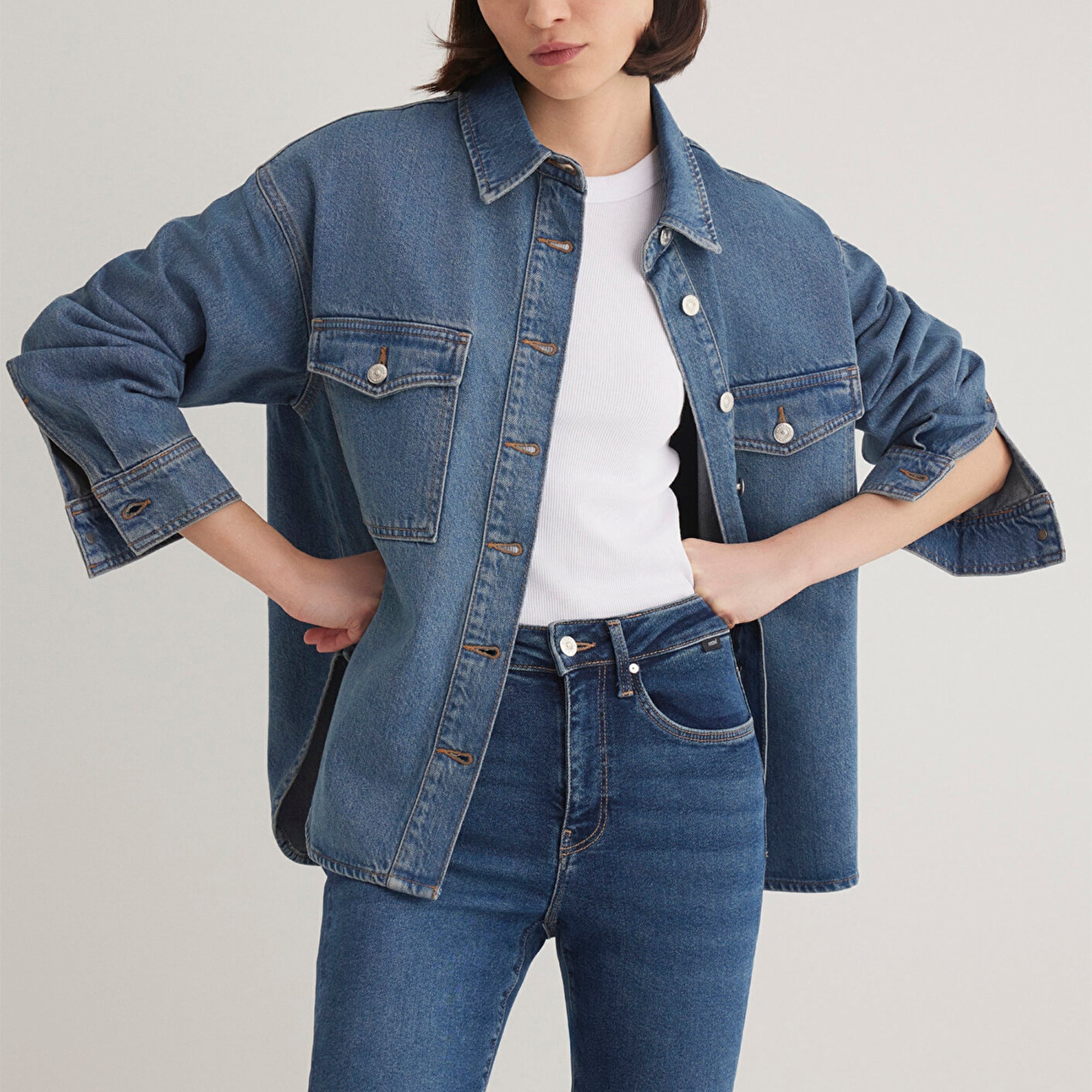 Mavi Bekka Classic Denim Indigo Mavisi Jean Gömlek Boyfriend 1211000-89250