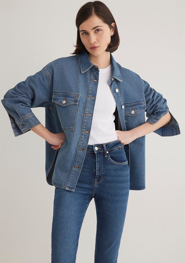  Mavi Bekka Classic Denim Indigo Mavisi Jean Gömlek Boyfriend 1211000-89250