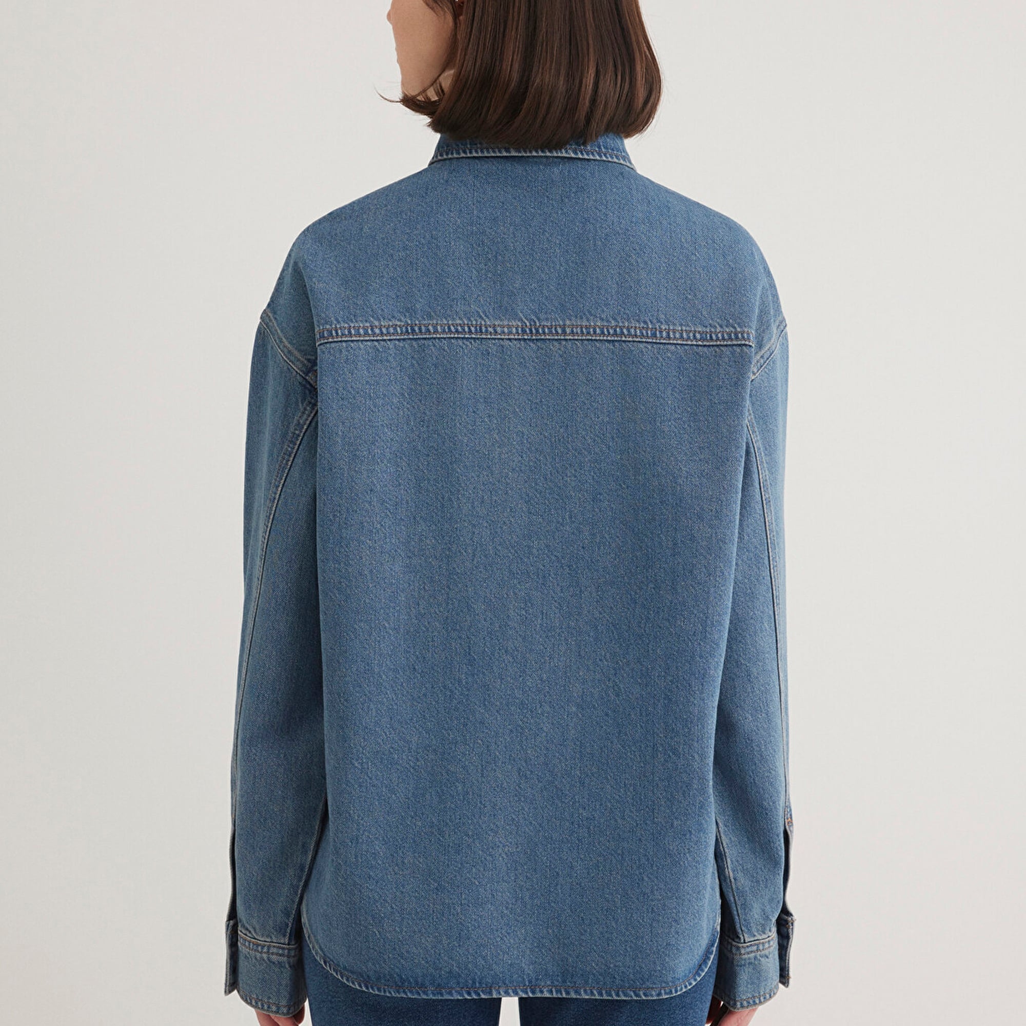 Mavi Bekka Classic Denim Indigo Mavisi Jean Gömlek Boyfriend 1211000-89250