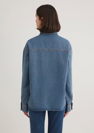  Mavi Bekka Classic Denim Indigo Mavisi Jean Gömlek Boyfriend 1211000-89250