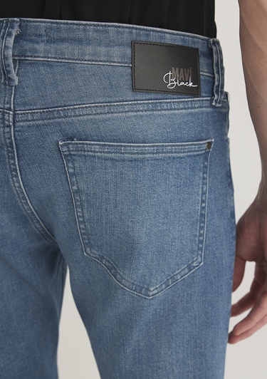 Mavi James Lux Black Gölgeli Puslu Indigo Mavisi Jean Pantolon 0042489352